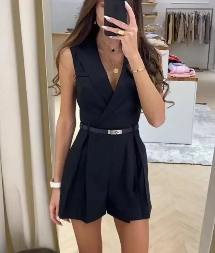 Emma - Combinaison d'été pour femmes - Design sans manches flatteur - Idéal pour les occasions élégantes-1