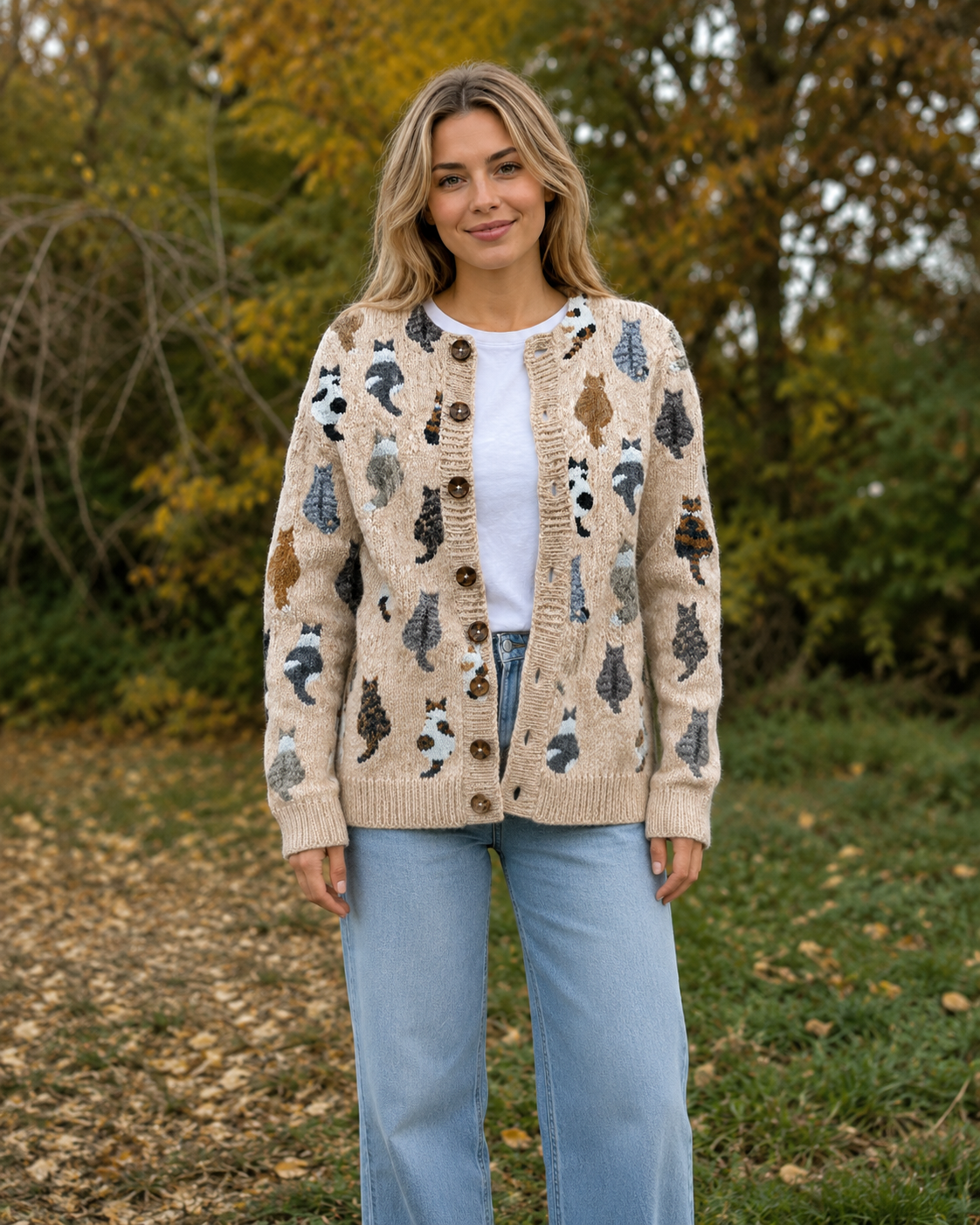 Camille - Cardigan Chic Imprimé Bohème