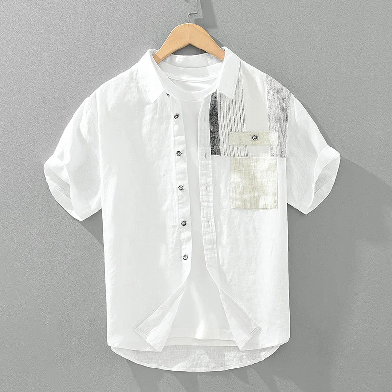 Image variante pour Reid - Chemise en lin - Décontractée - Hommes-7