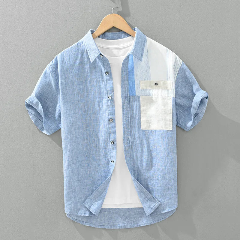 Reid - Chemise en lin - Décontractée - Hommes-1
