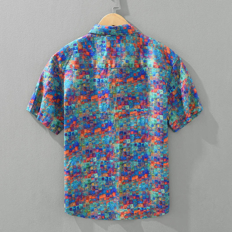 Tjerk - Chemise en Lin Imprimé - Élégant - Homme-2