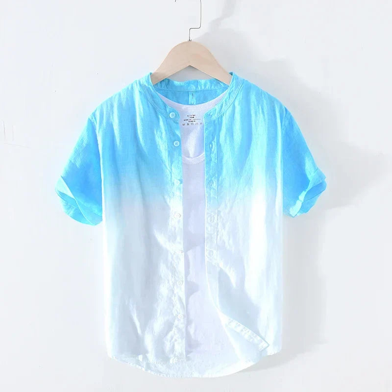 Sjors - Chemise en lin pour hommes - Décontractée - Élégante-1