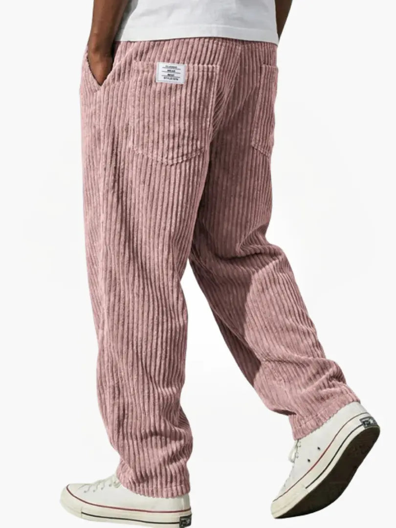 Patrick | Pantalon Élégant Velours Côtelé Ample