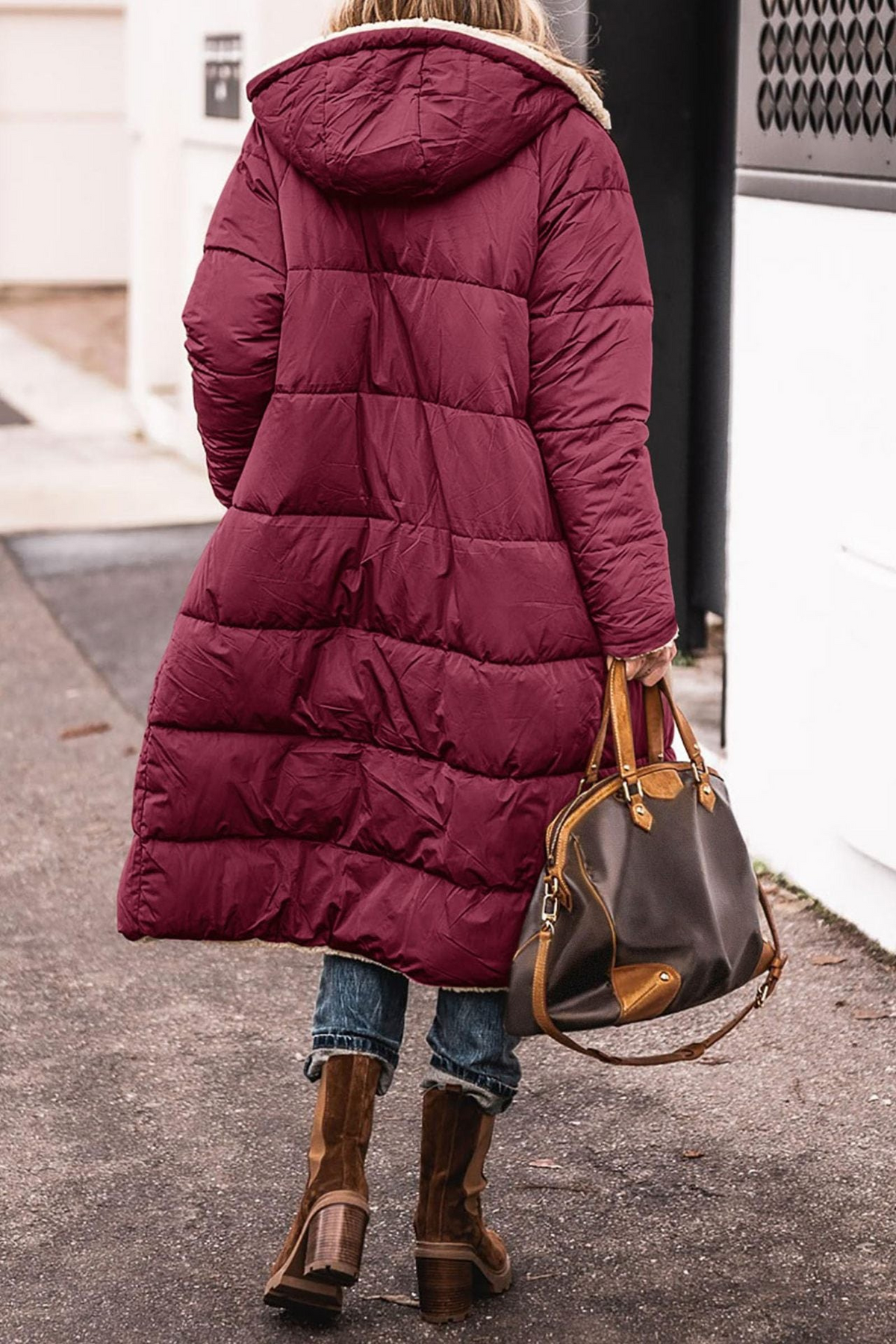 Virginie | Doudoune Chic Teddy Réversible