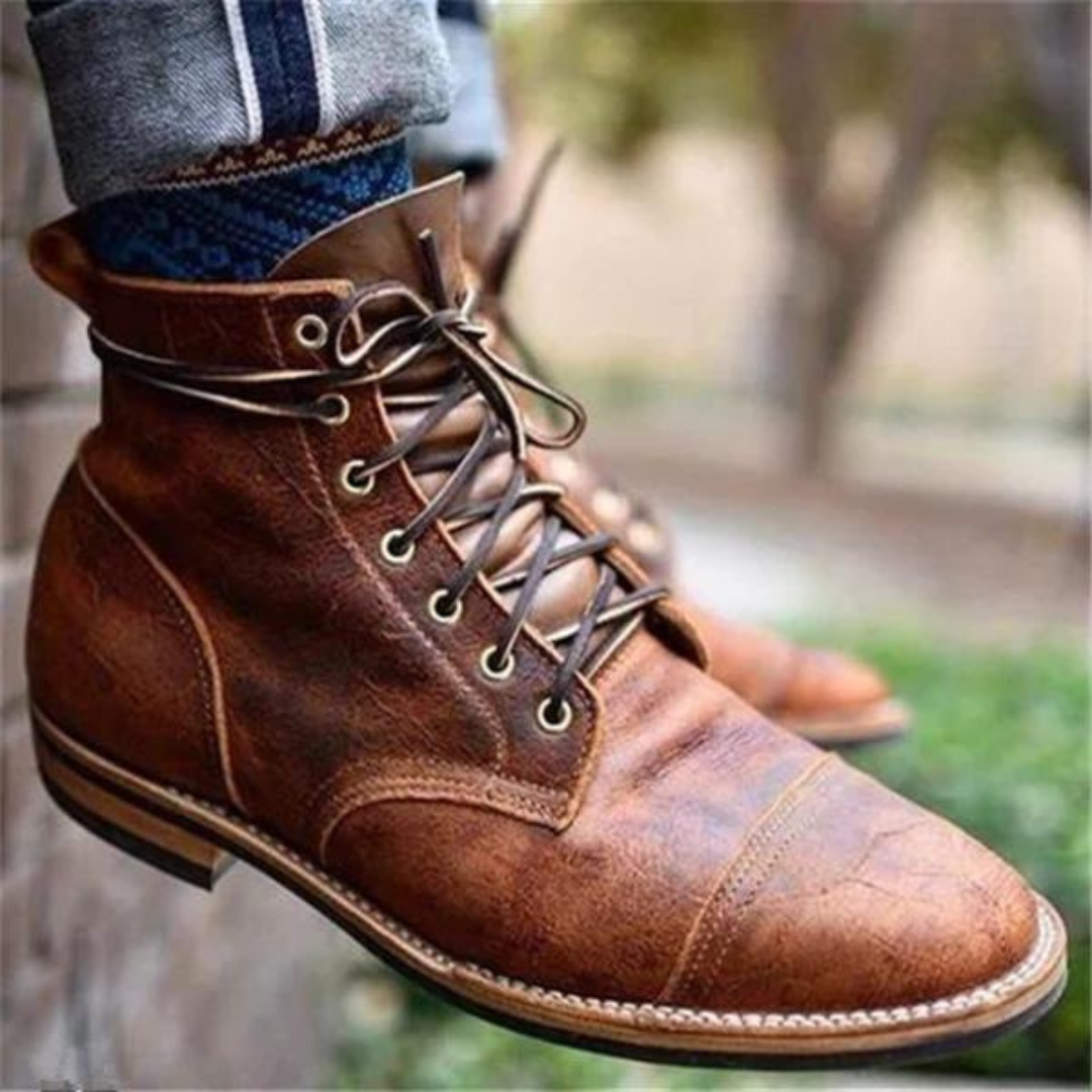 Hugo - Bottes Vintage Premium avec Durabilité Robuste Homme