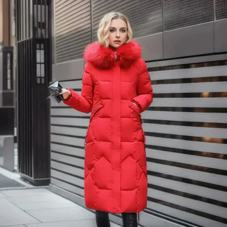 Estelle - Doudoune Chic Fourrure Chaude