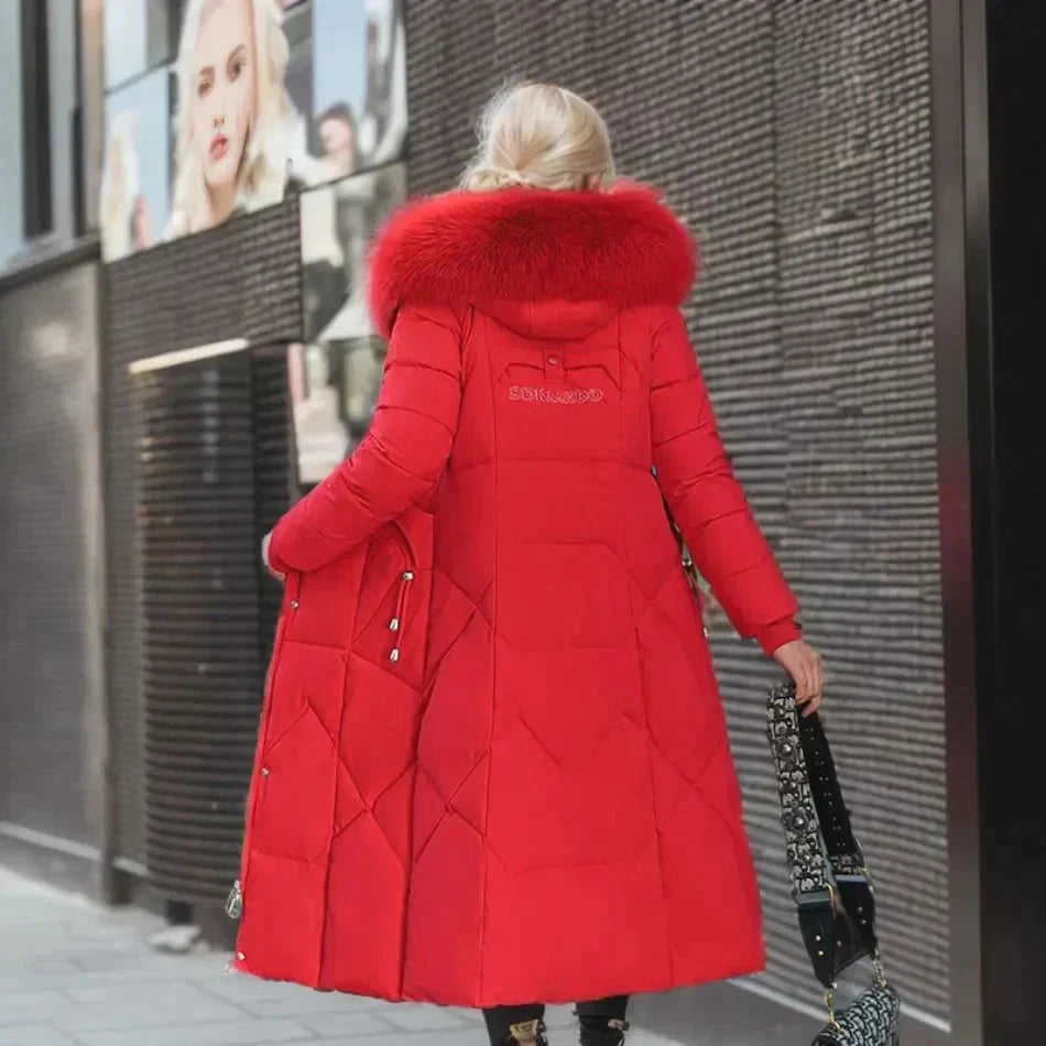 Estelle - Doudoune Chic Fourrure Chaude