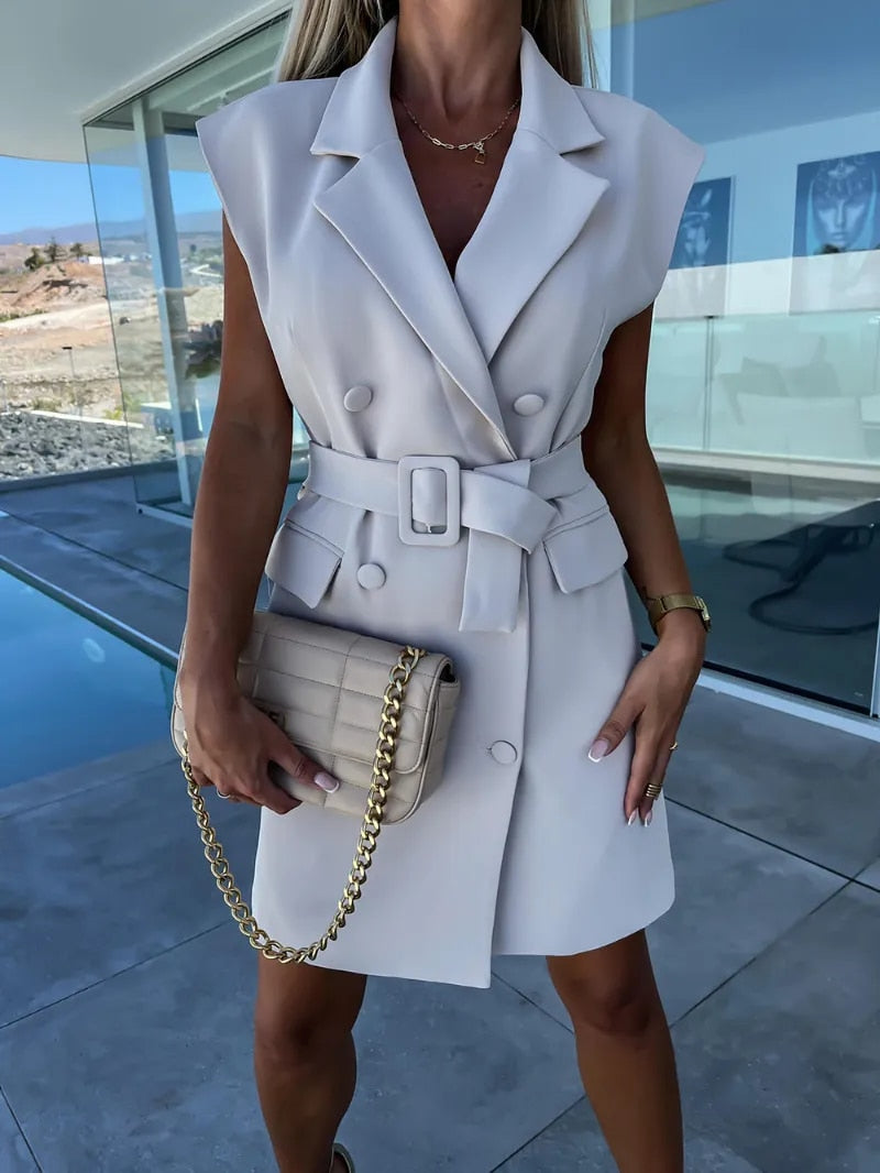 Image variante pour Lotte - Formal Blazer Dress - Elegant and Stylish - Women-17