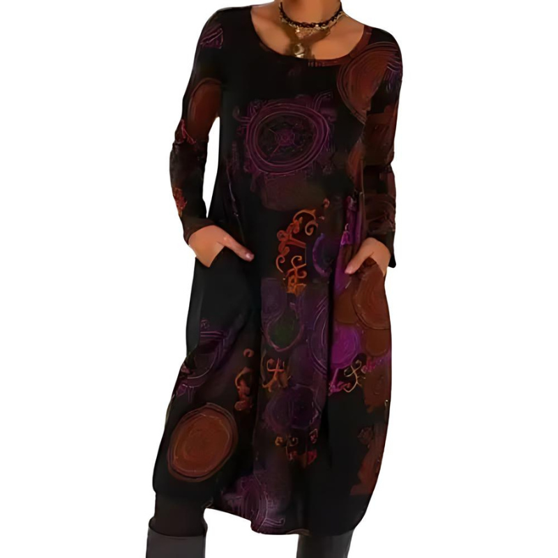 Robe Femme Bohème Manches Longues - Sophie