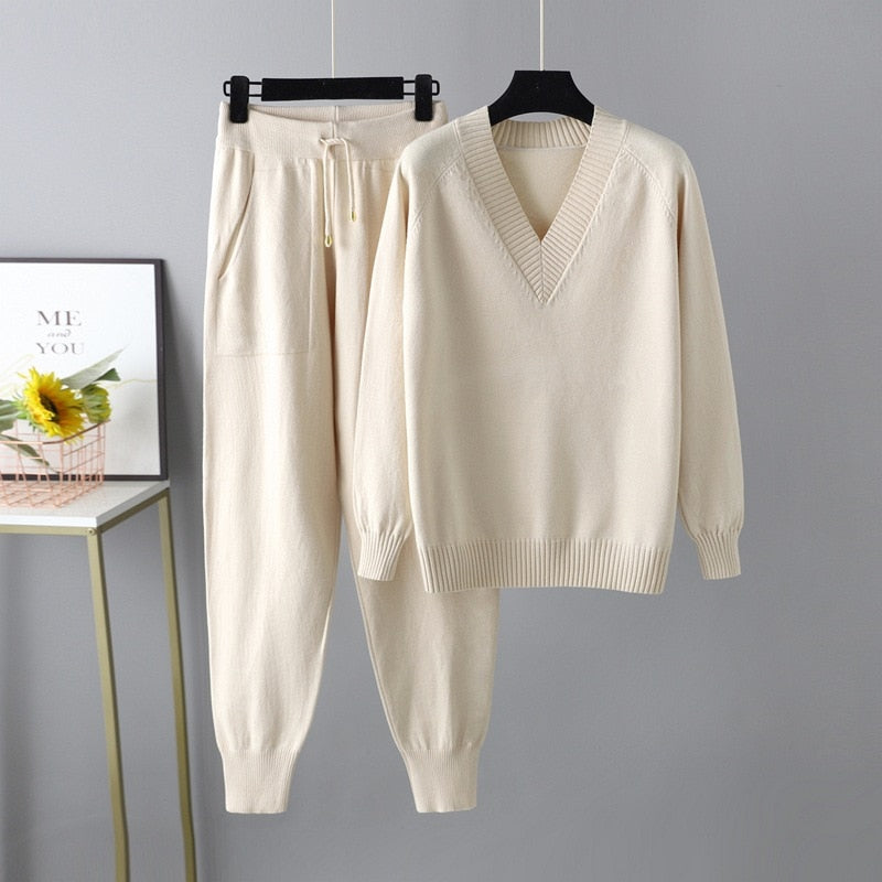 Margot - Ensemble Luxueux De Pulls Et Pantalons