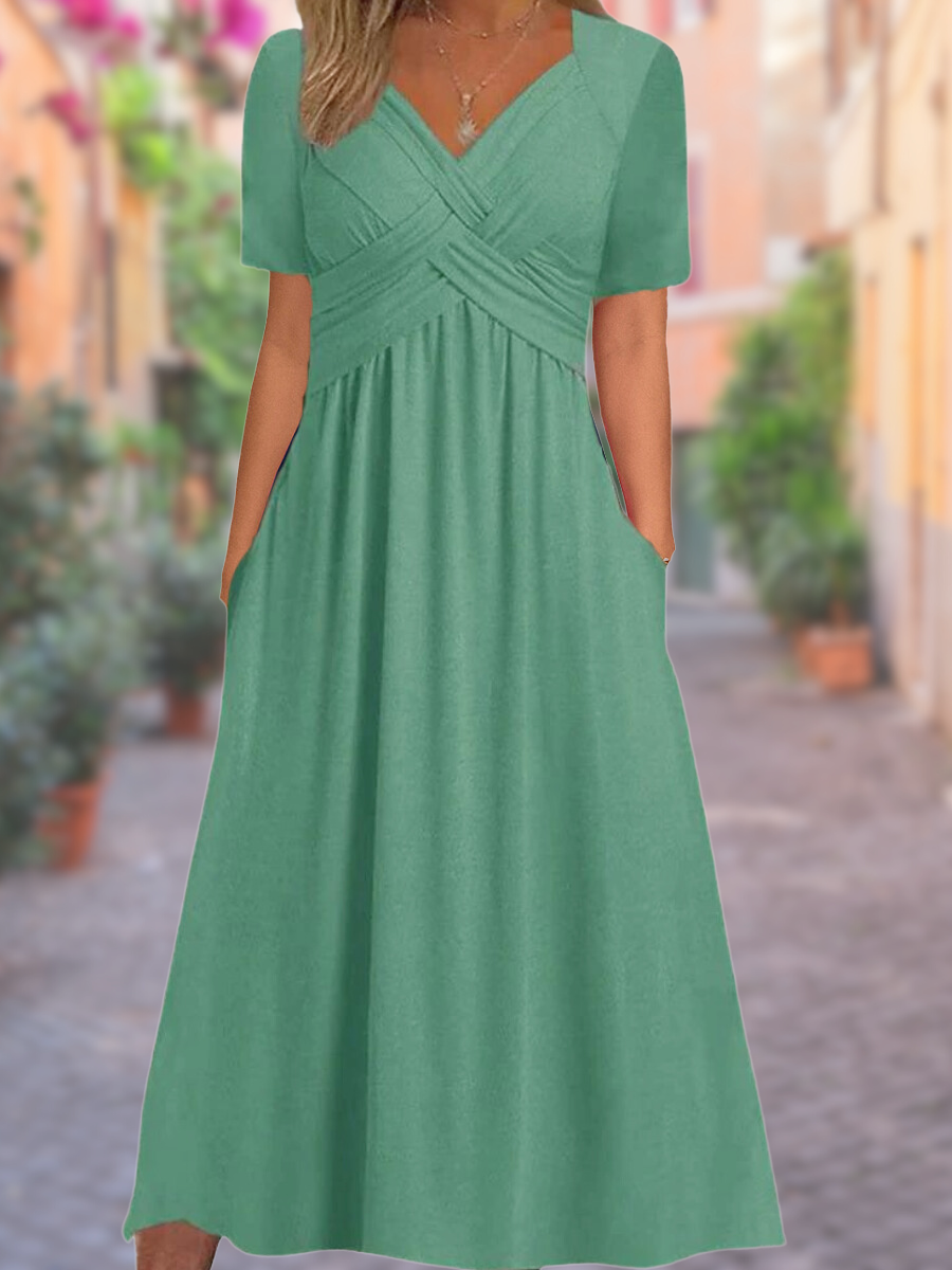 Joeline - Robe d'été élégante - Flatteur et respirant - Femmes-2