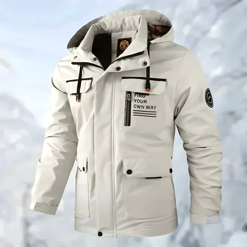 Julien - Parka Moderne Multipoches à Capuche