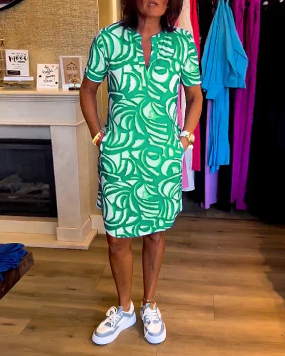 Nathalie - Robe Midi D'Été Chic