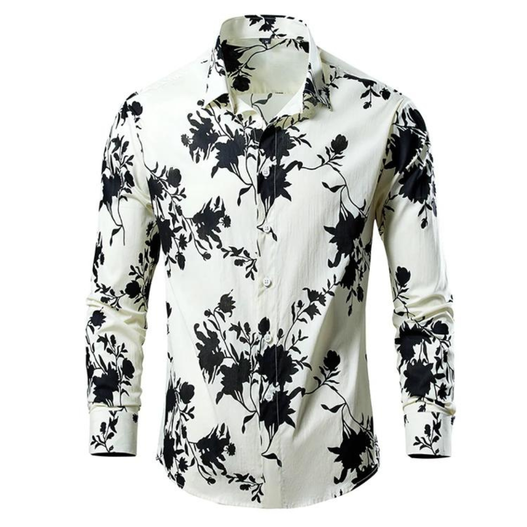 Alexei - Chemise Ă  fleurs - ĂlĂ©gant - Hommes-1