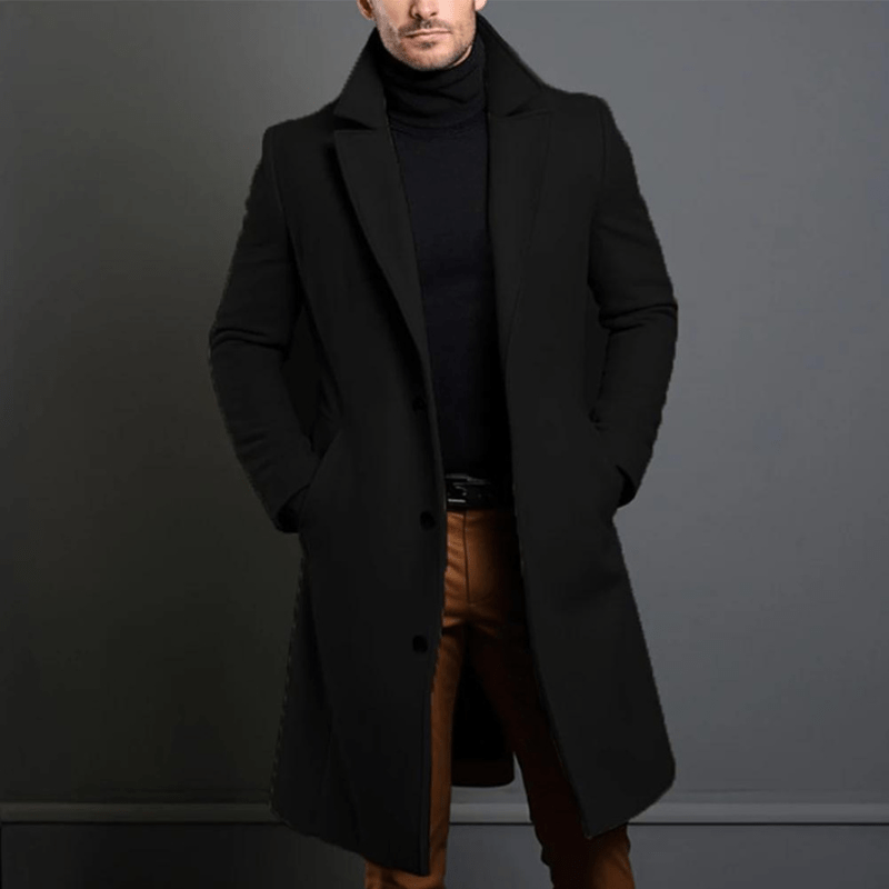 Jason - Manteau homme long d'hiver