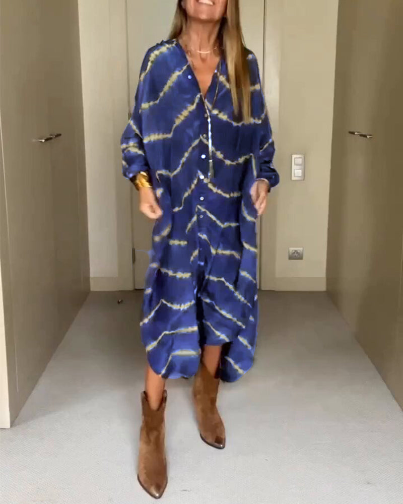 Manon - Robe longue imprimée