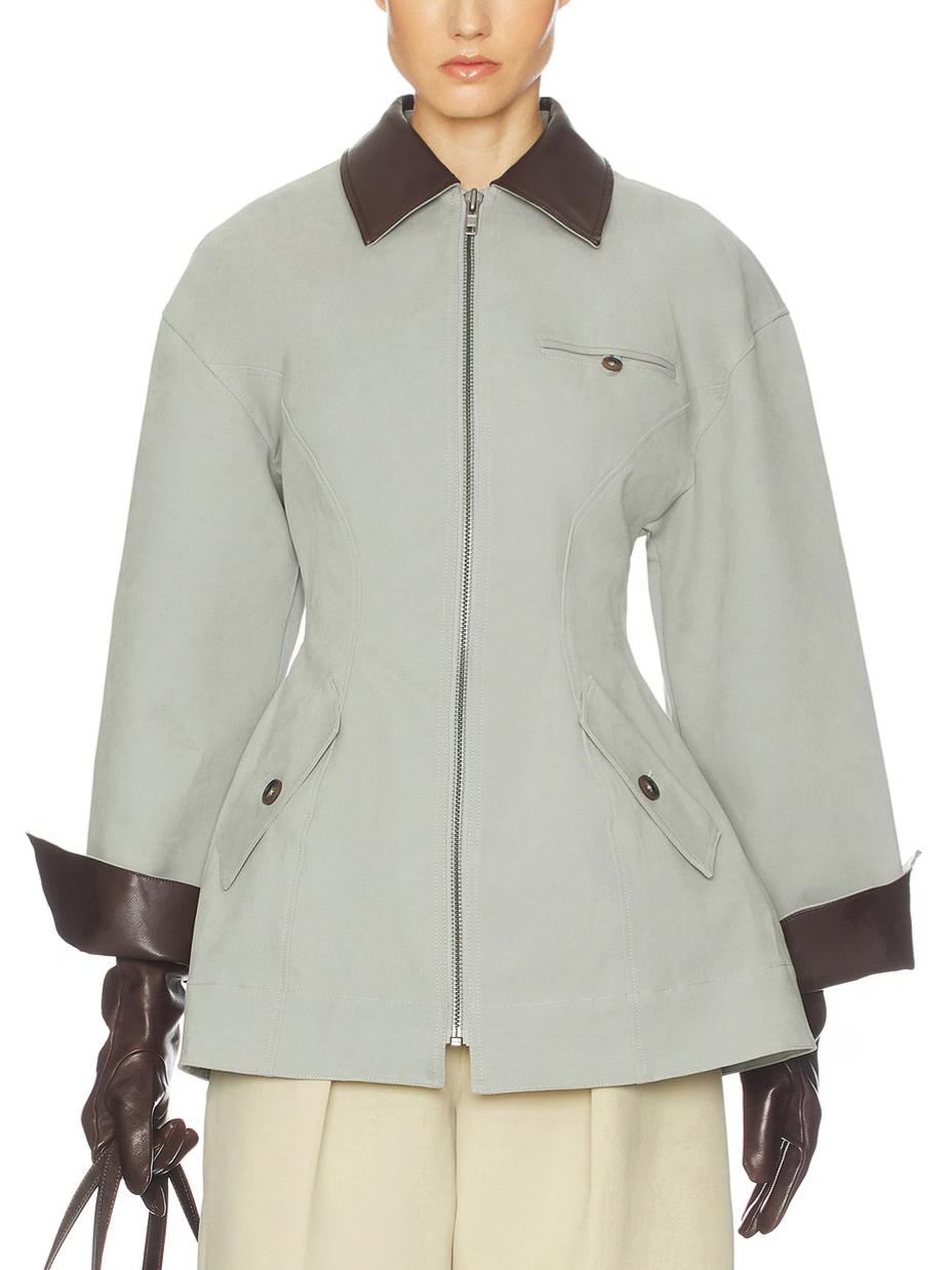 Juliette | Veste Chic Cuir Zippée