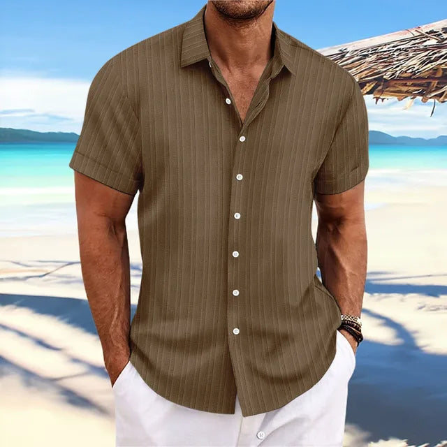 Hugo - Chemise Lin Plage Légère Homme
