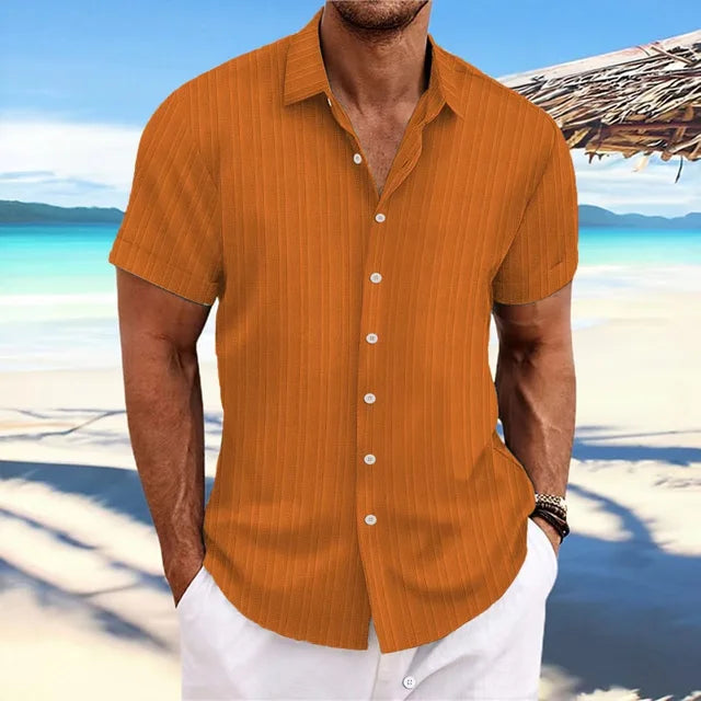 Hugo - Chemise Lin Plage Légère Homme