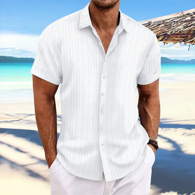 Hugo - Chemise Lin Plage Légère Homme