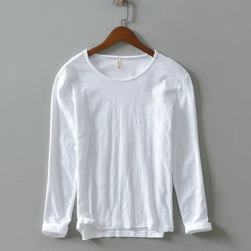 Image de variante pour Jef - T-shirt à manches longues en coton - Décontracté - Homme-19
