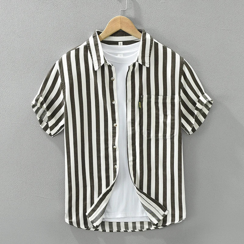 Jeroen - Chemise Rayée Décontractée - Confortable - Hommes-3