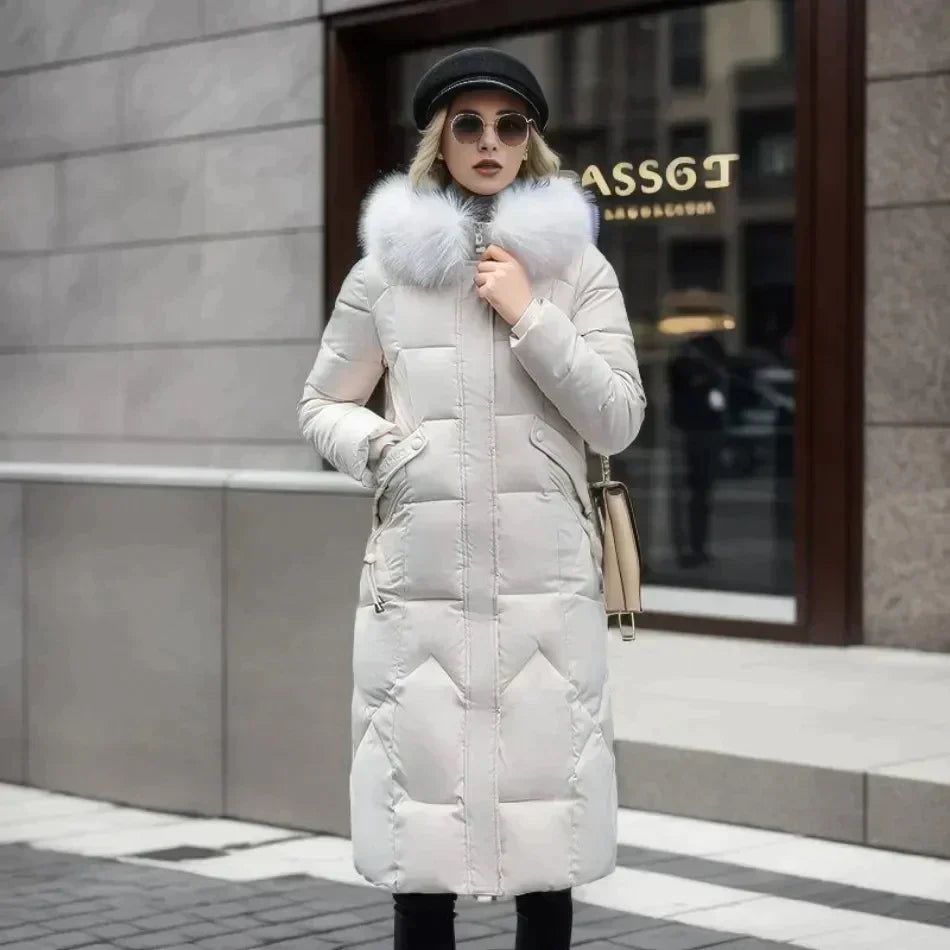 Estelle - Doudoune Chic Fourrure Chaude