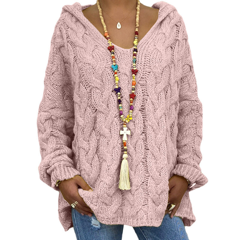 OphĂ©lie â Pull confortable torsadĂ© pour femme