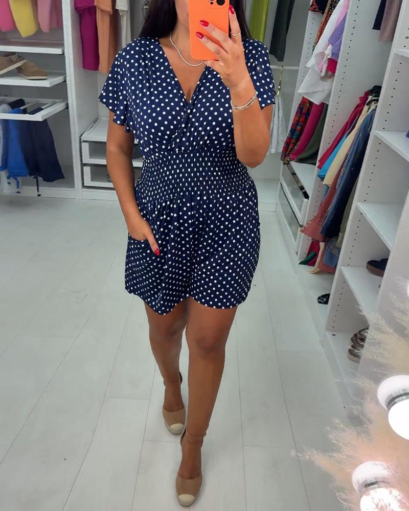 Arina - Combinaison à pois - Chic et Confortable - Femmes-3