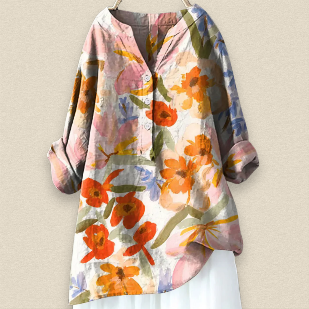 Tunique Femme Fluide Fleurie - Cam