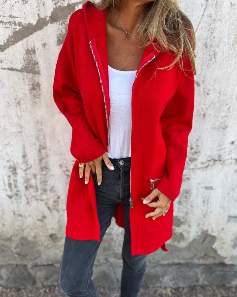 Florence - Cardigan Chic Oversize Zippé