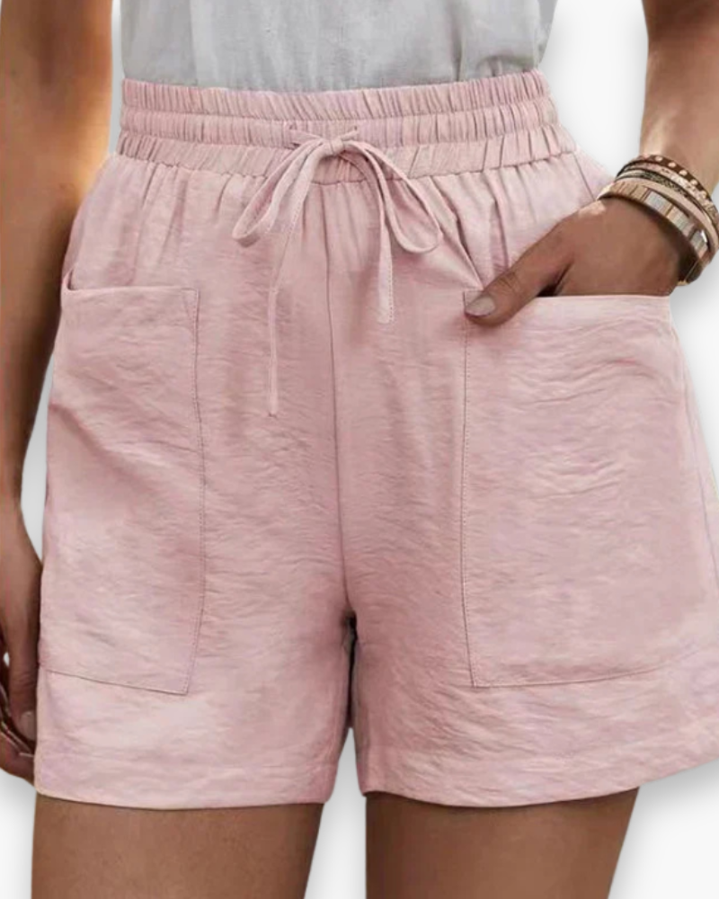 Mesdames Shorts de loisirs confortables | Poches-4