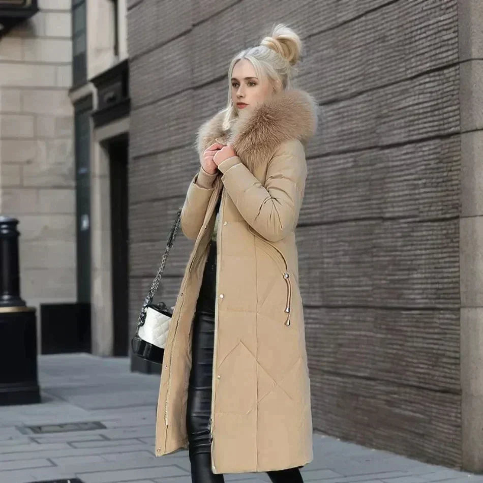 Estelle - Doudoune Chic Fourrure Chaude