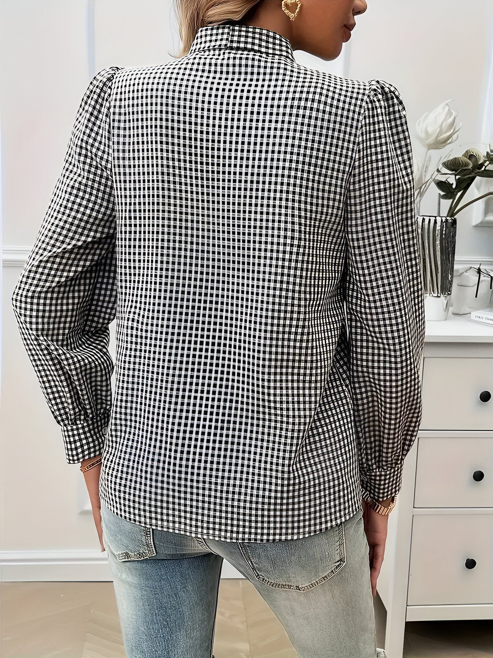 Chemise Femme À Manches Bouffantes - Brielle
