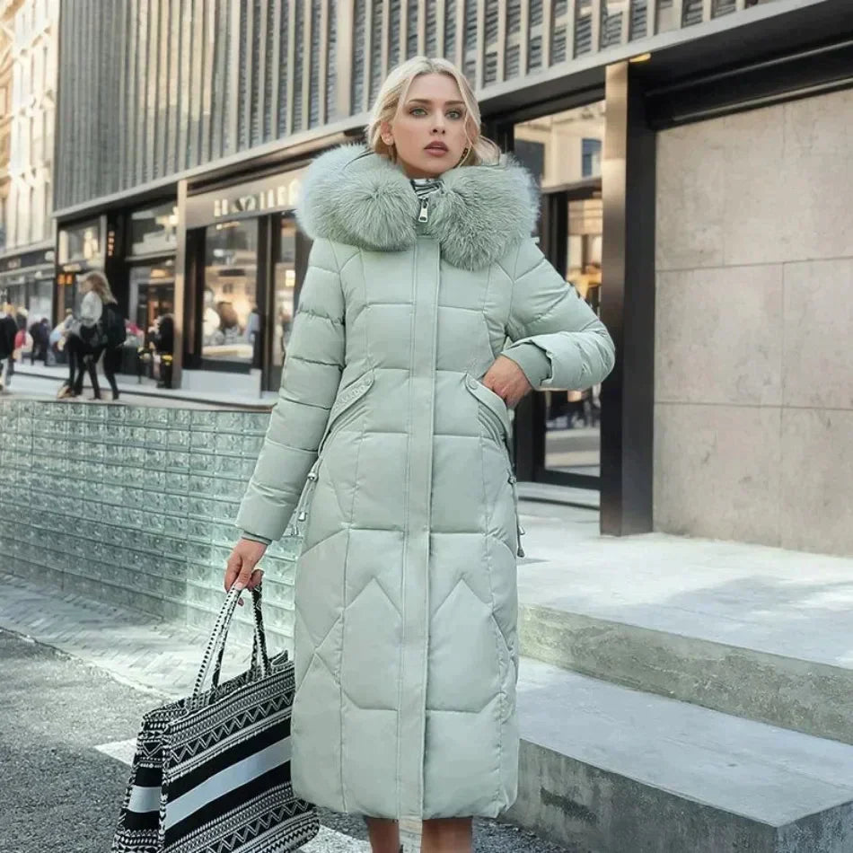 Estelle - Doudoune Chic Fourrure Chaude