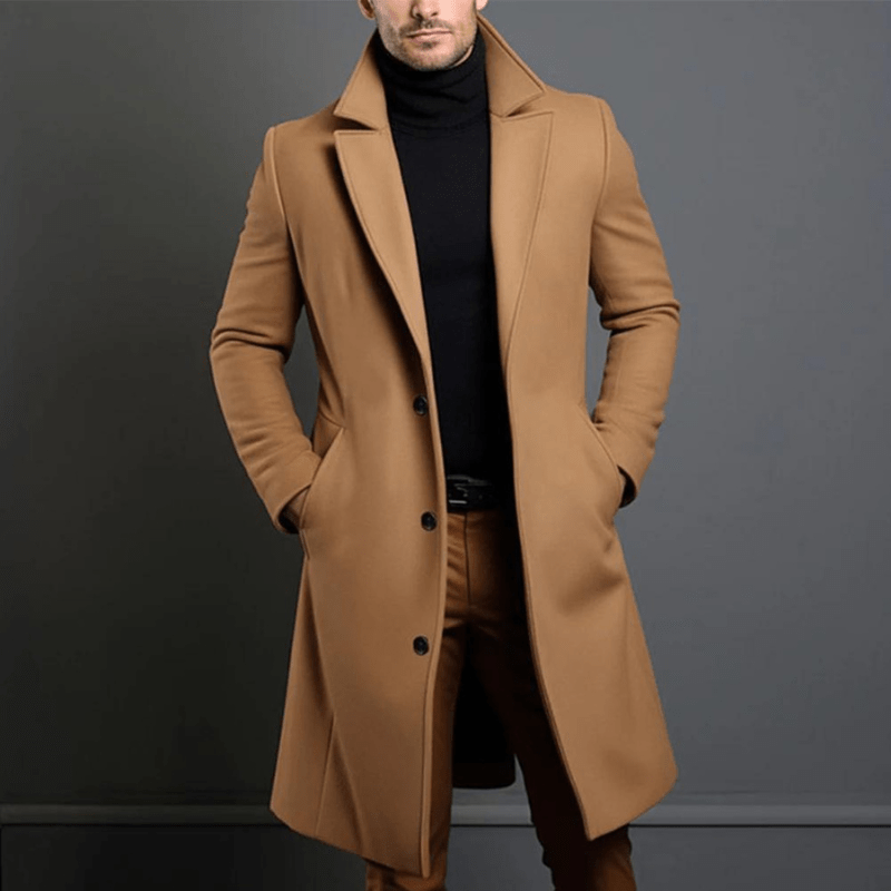 Jason - Manteau homme long d'hiver
