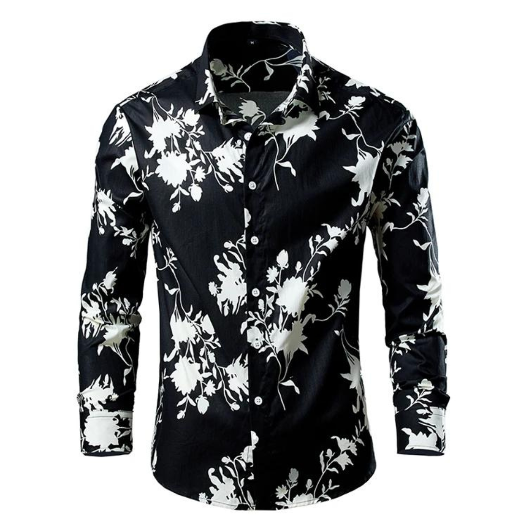 Alexei - Chemise Ă  fleurs - ĂlĂ©gant - Hommes-2