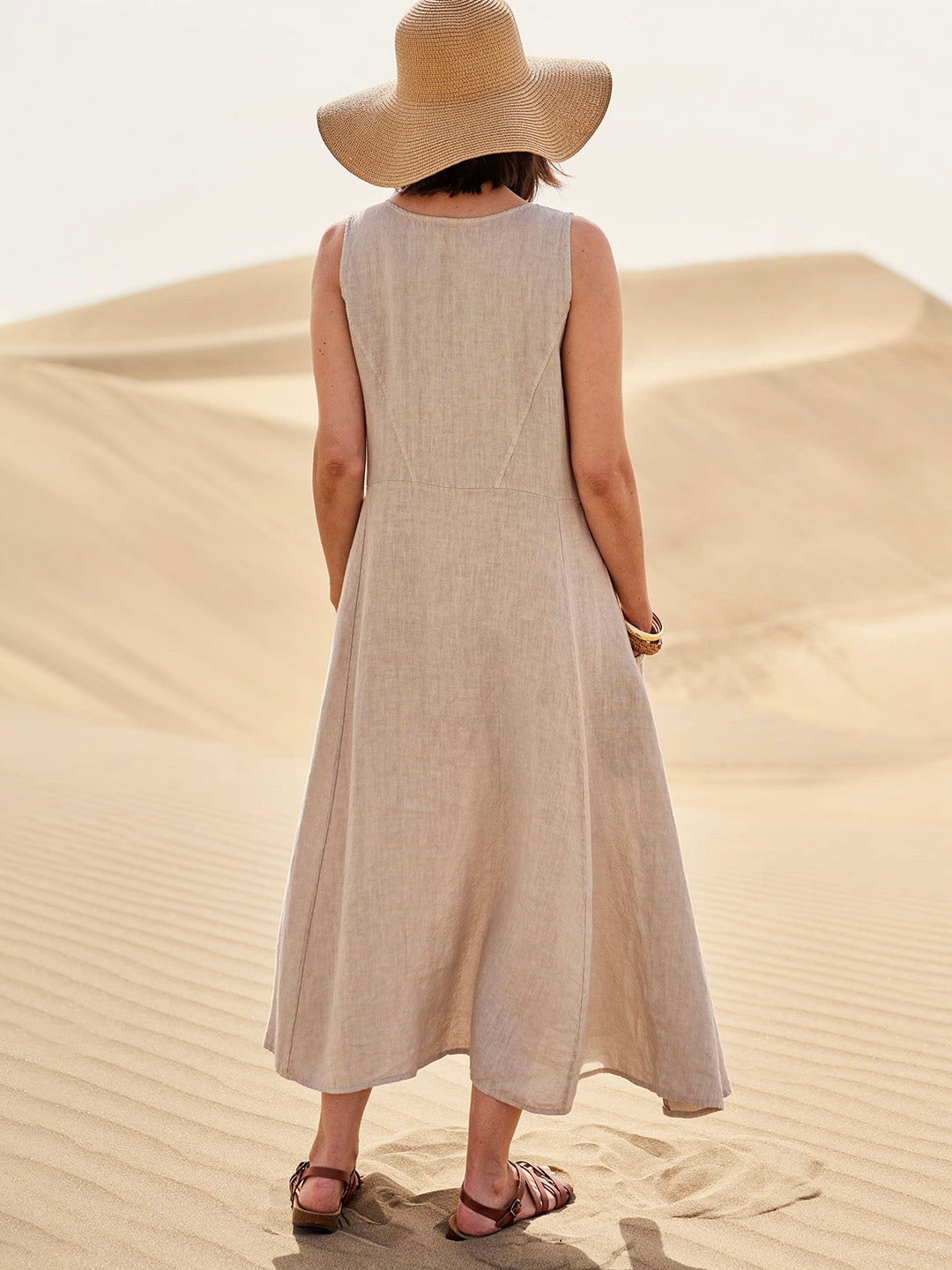 Elise - Robe En Coton Avec Poches