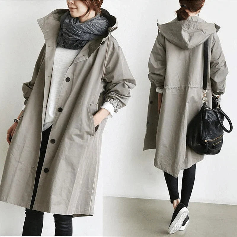 Odille - Manteau pluie élégant Femme
