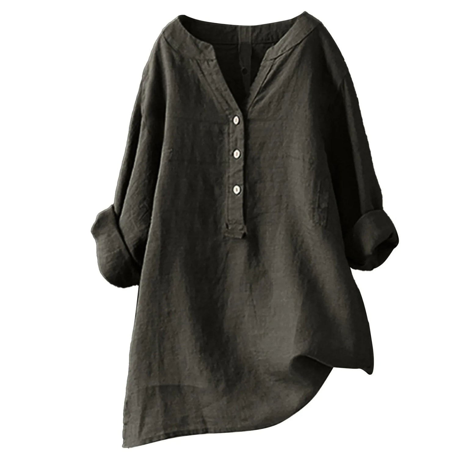 Crimson Light - Blouse LégÚre Col V Rode