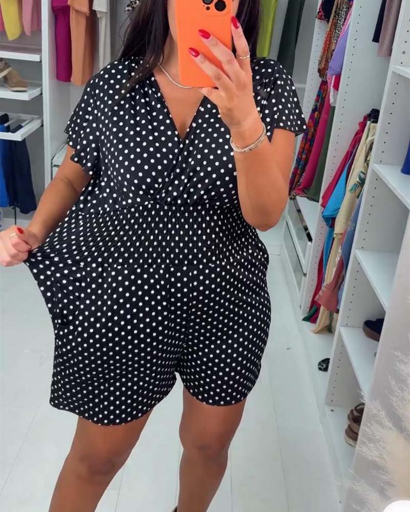 Arina - Combinaison à pois - Chic et Confortable - Femmes-4