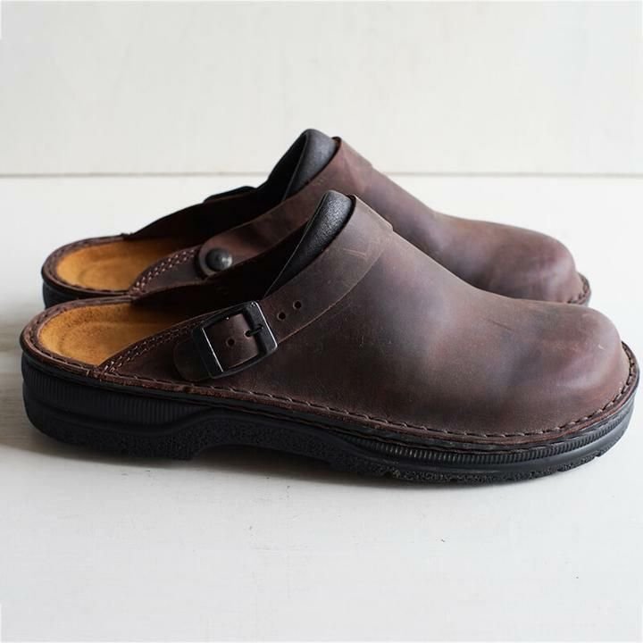 Étienne – Pantoufles Orthopédiques En Cuir Pour Homme, Confort Supplémentaire