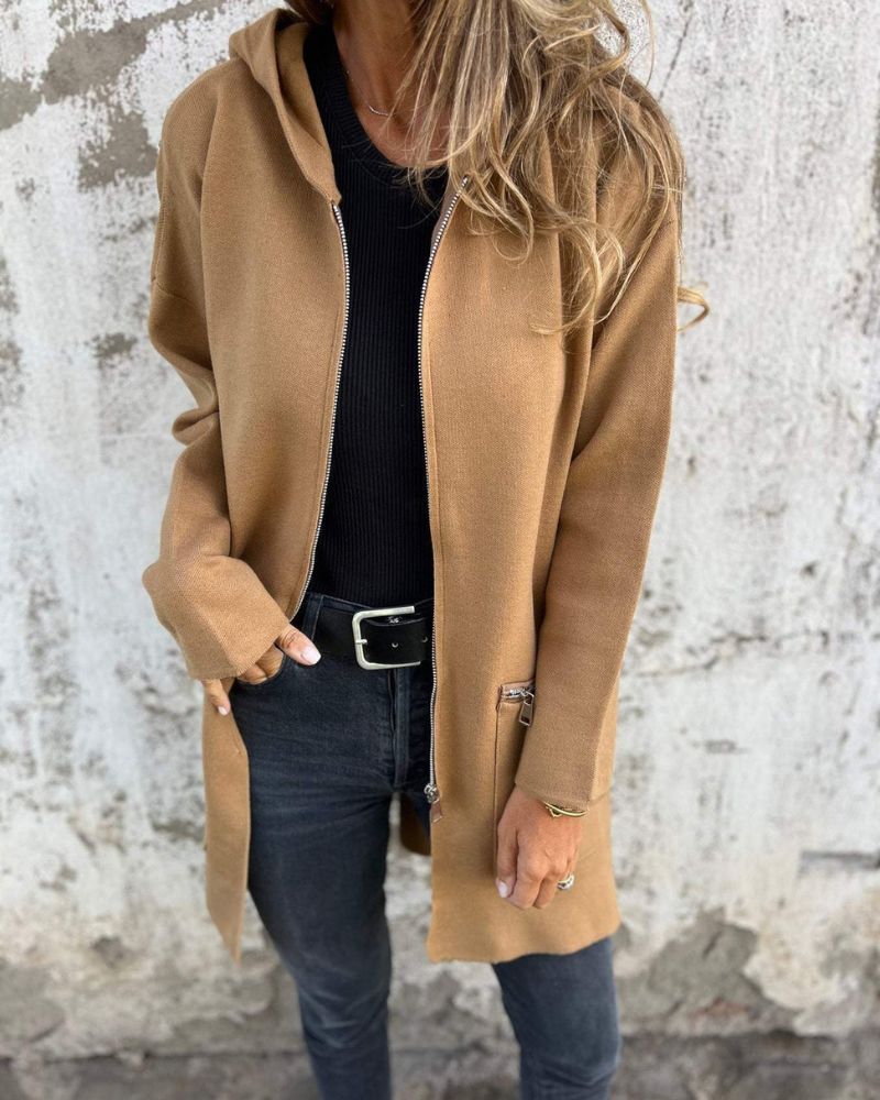 Florence - Cardigan Chic Oversize Zippé