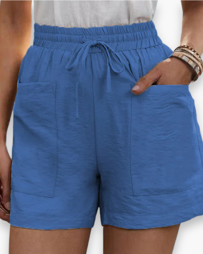 Mesdames Shorts de loisirs confortables | Poches-5