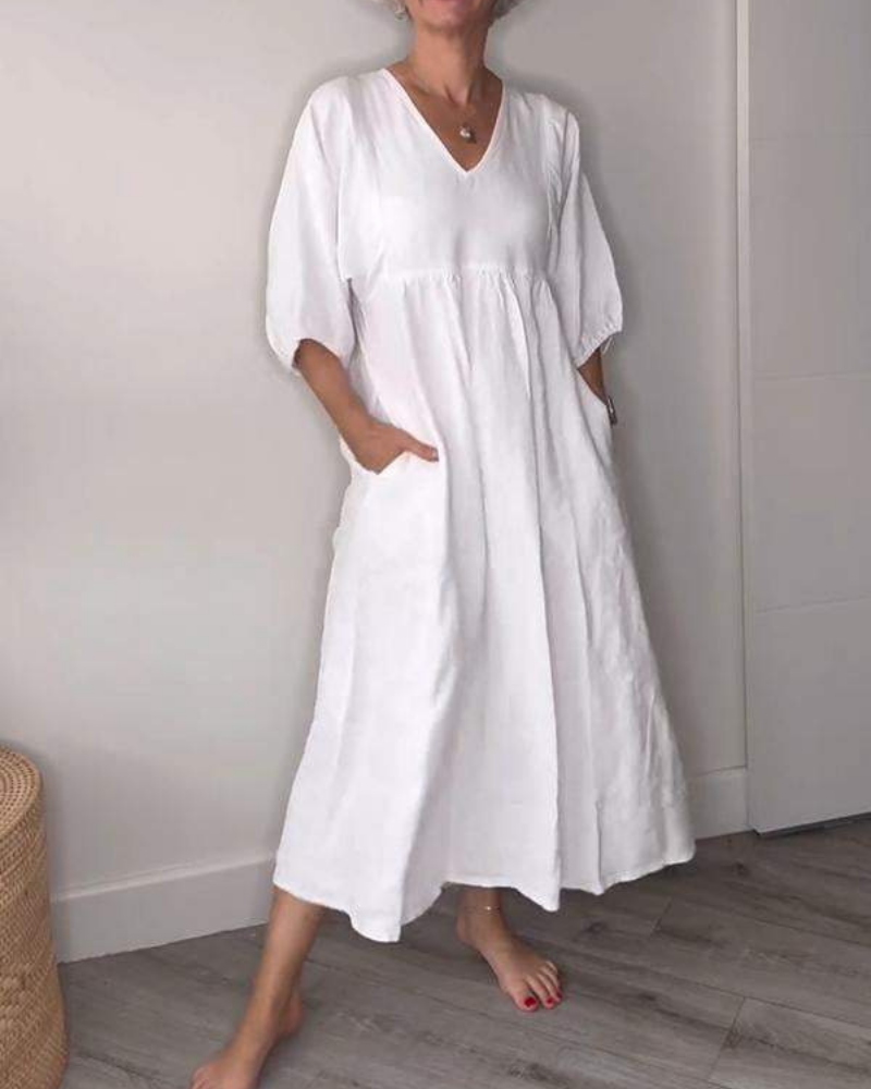 Sandrine - Robe Femme en Lin Ample