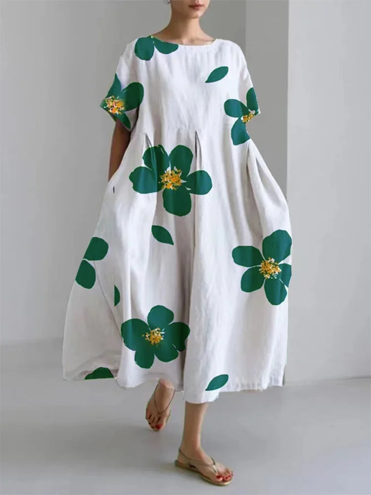 Paloma - Robe Longue Imprimée Floral