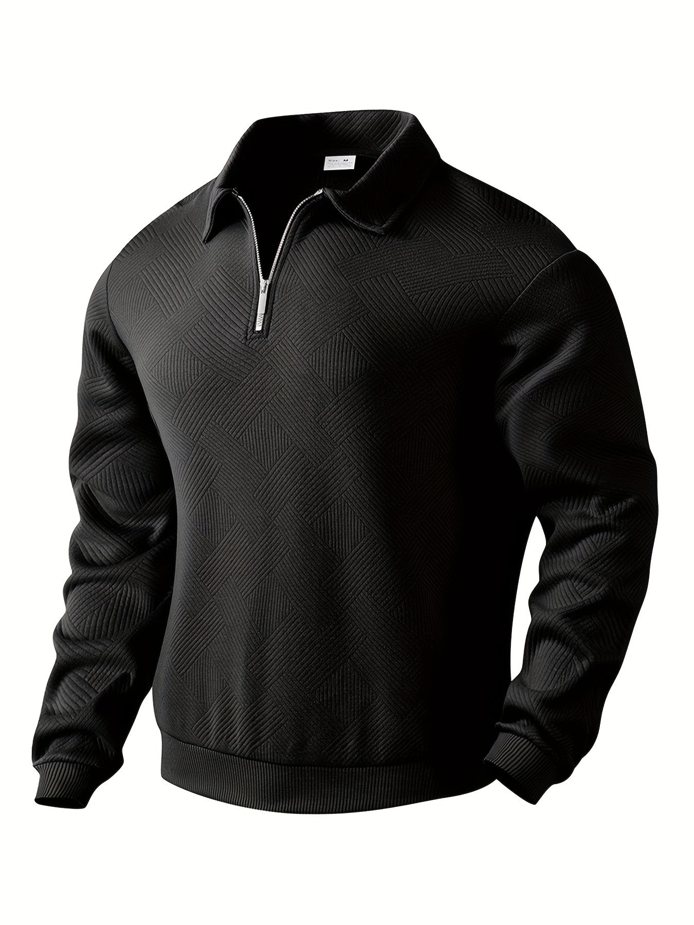 Jules – Pull Vintage Pour Hommes Avec Fermeture Éclair Et Motifs Géométriques