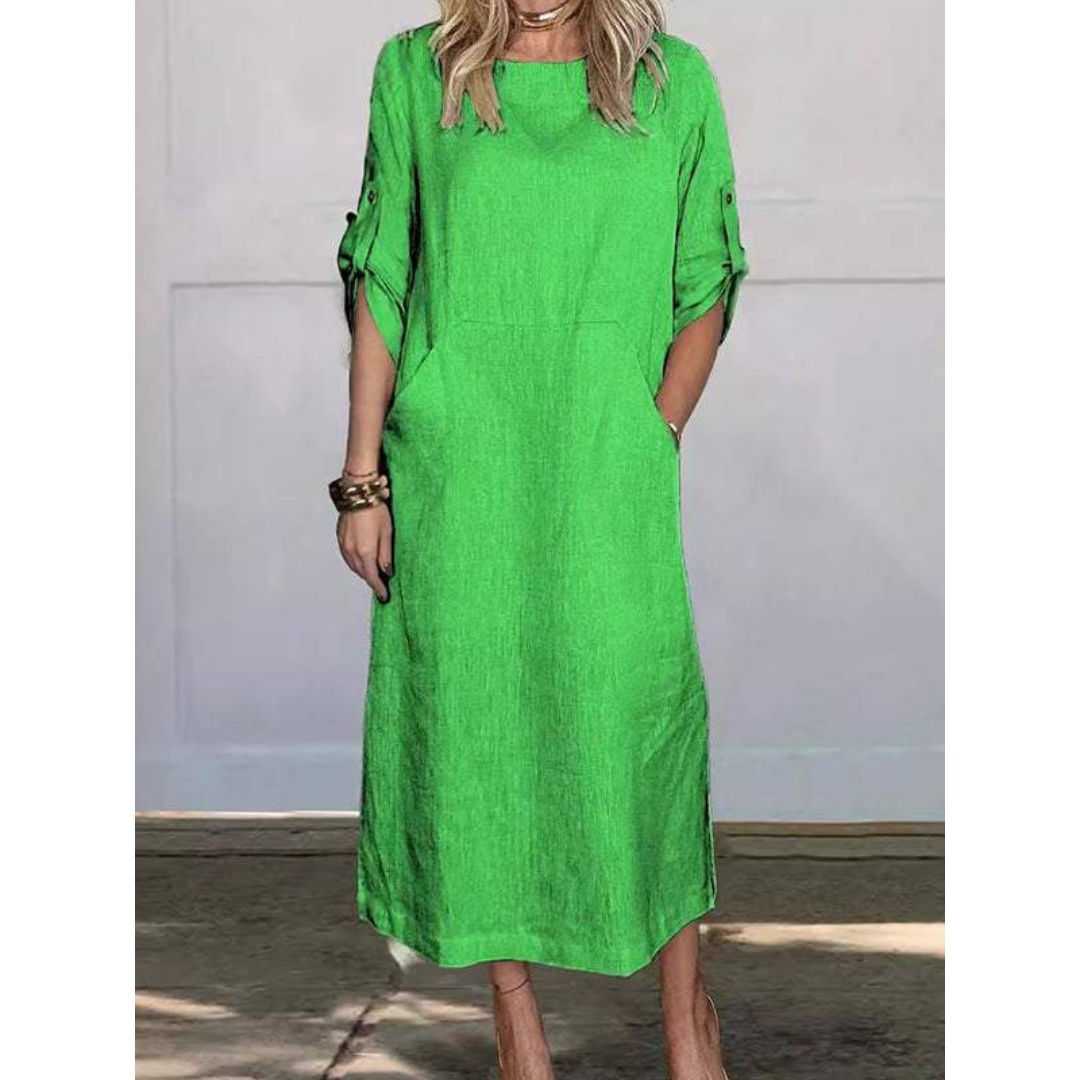 Sophie - Robe Maxi Décontractée - Coupe Relaxée - Femmes-2