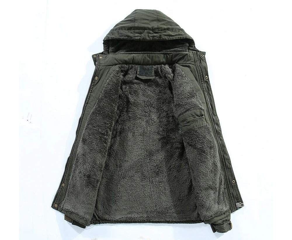 Hugo - Homme Parka hiver doublée polaire