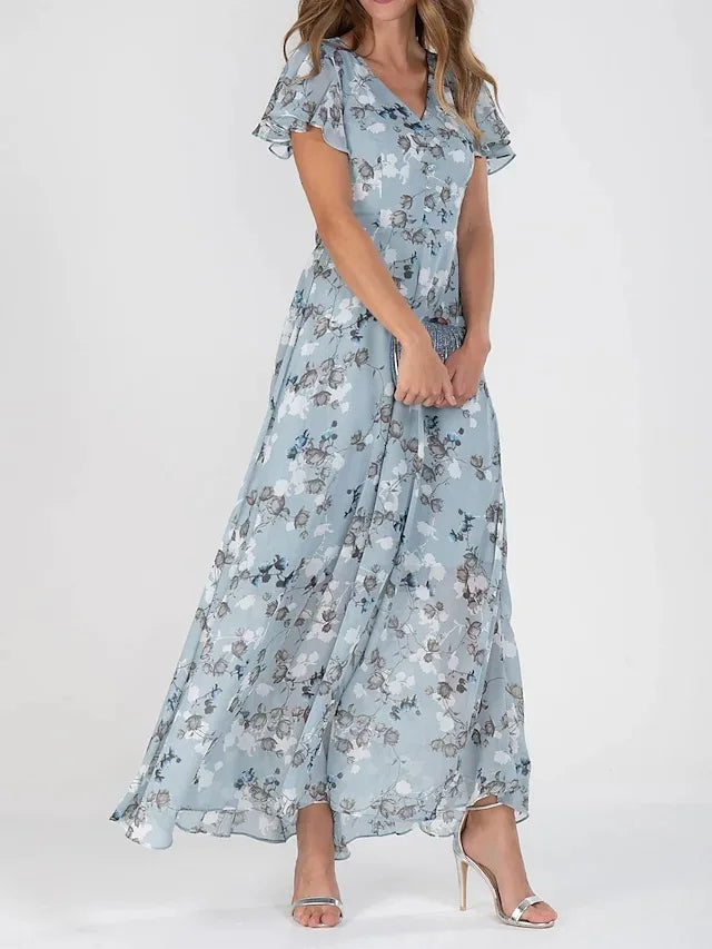 Sophie - Robe Longue Femme Fleurie
